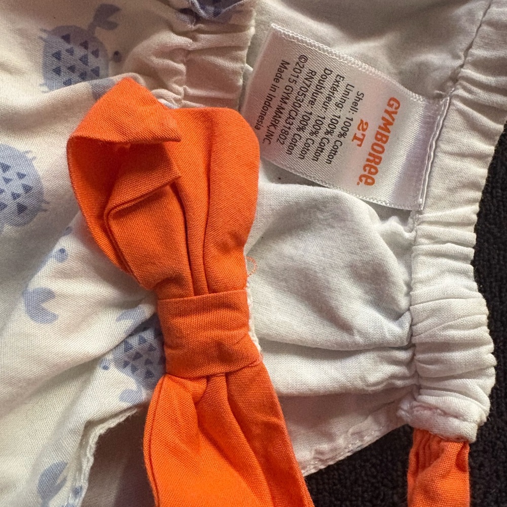 Gymboree Girls 2T Beach Dress with cute little crabs !!